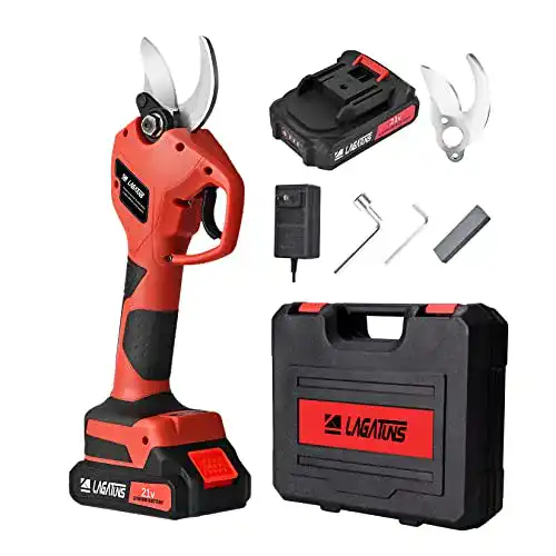 Akkuschere Lagatuns – Elektrische Gartenschere mit 2 Akkus 21V
