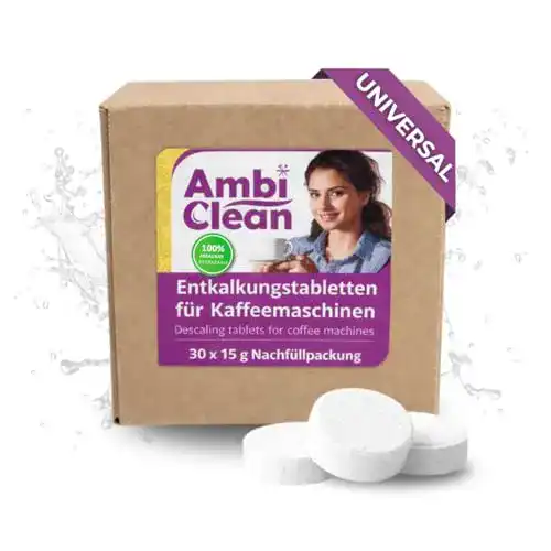Entkalkungstabletten für Kaffeevollautomaten von AmbiClean
