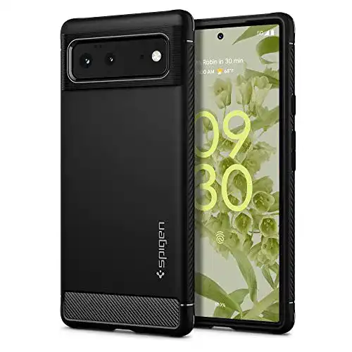 Spigen Rugged Armor Hülle für Google Pixel 6 – Schwarz