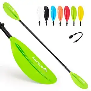 Abahub Kajakpaddel Aluminium 218/230/241cm mit Paddelleine