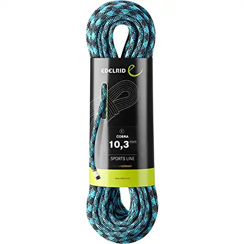 Kletterseil Edelrid Cobra 10,3 mm, Black-Blue, 50 m