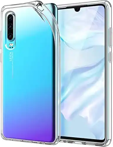 Jetech Hülle für Huawei P30 TPU Case Cover mit Stoßschutz