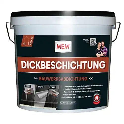 Bitumen Dickbeschichtung MEM für Neubauten und Altbauten