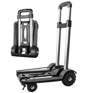 Alu-Sackkarre faltbar Klappbare Transportkarre für Umzug und Einkäufe