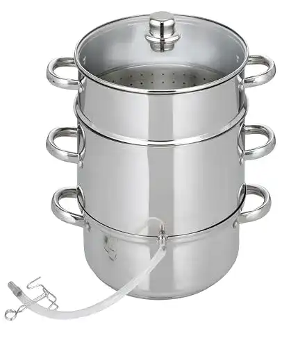 Dampfentsafter ELO 99133 Entsafter, Edelstahl, 26 cm
