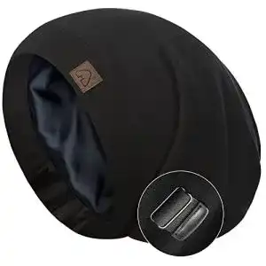 Schlafmütze aus Satin mit elastischem Design für Damen