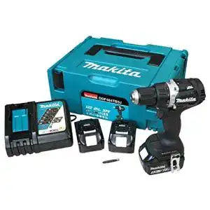Makita Akkuschrauber DDF484TB3J mit drei Akkus und Ladegerät