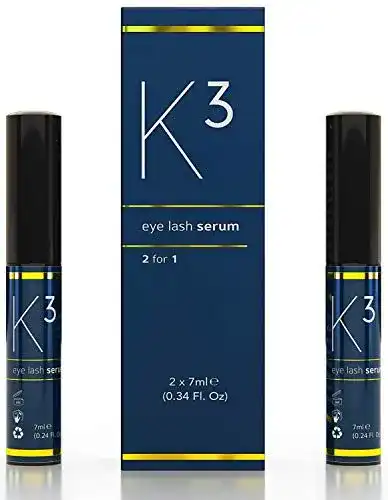 Wimpernserum ohne Hormone VBNK K3 im Doppelpack