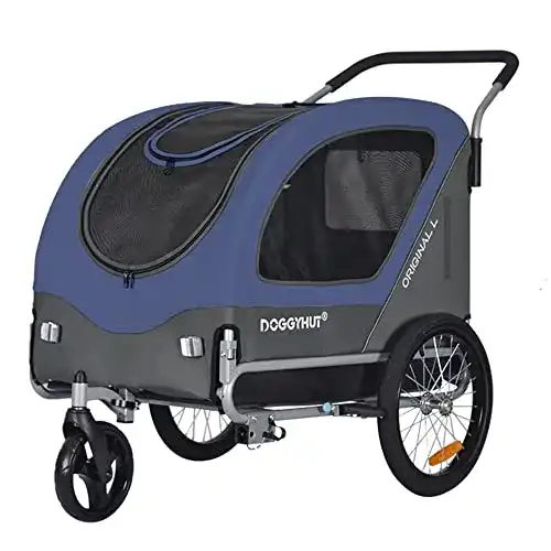 Hundebuggy Doggyhut Original Large für Hunde bis 35 kg