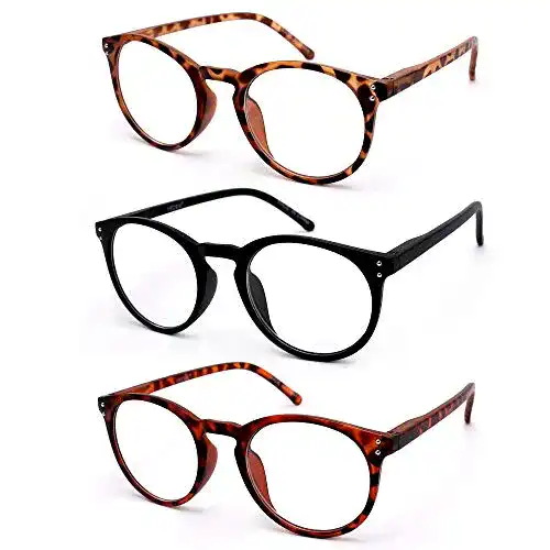 Lesebrille Vecien 3er Set mit Federscharniere und mattem Finish