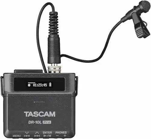 Tascam DR-10L Pro Audiorecorder mit 32-Bit-Float-Technologie