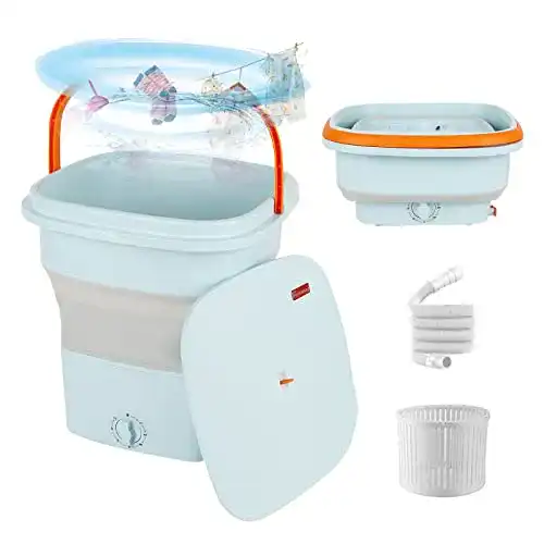 Mini-Waschmaschine GDWD faltbare Waschmaschine für Reisen und kleine Räume