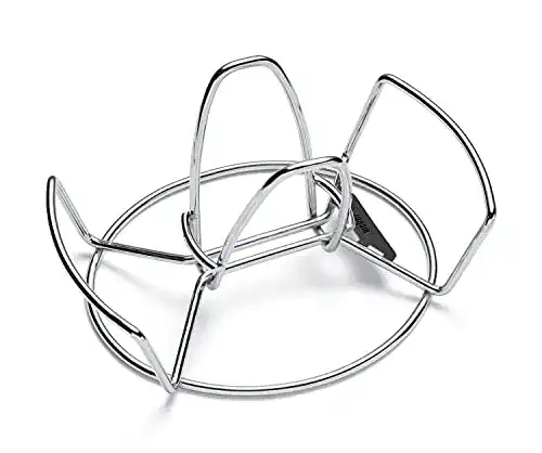 Hähnchengriller Weber Geflügelhalter aus Edelstahl für saftige Hähnchen