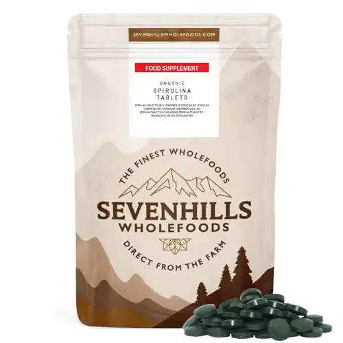 Spirulina Tabletten Sevenhills Wholefoods Bio 1000 x 500mg 500g