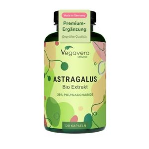 Astragalus Kapseln Vegavero Bio hochdosiert mit Polysacchariden