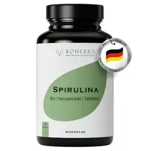 Spirulina Tabletten Boderra Bio Presslinge hochdosiert