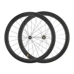 MEROCA VEL Rennrad-Laufradsatz aus Carbon für 700C Drahtreifen