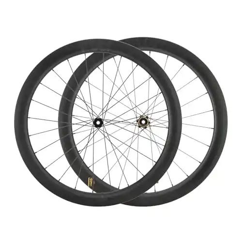MEROCA VEL Rennrad-Laufradsatz aus Carbon für 700C Drahtreifen