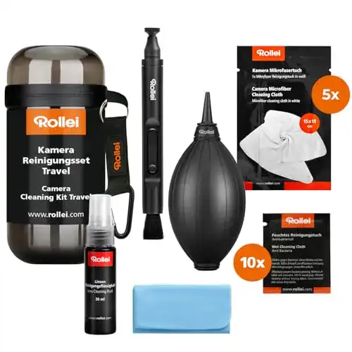 Kamera Reinigungsset von Rollei für Reisen