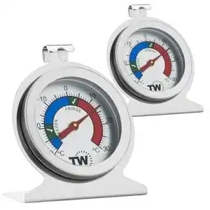 Kühlschrankthermometer im Doppelpack zur Temperaturüberwachung