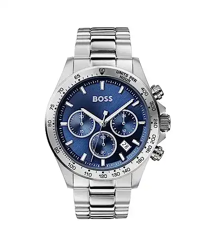 Chronograph BOSS Herren 43mm Quarz Uhr aus der Hero Kollektion