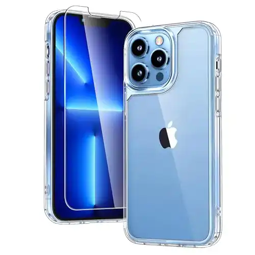 iPhone 13 Pro Hülle von TAURI mit 5-in-1 Schutz-Set