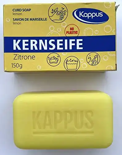 Kernseife Kappus Zitrone, 10 Stück à 150g, einzeln verpackt
