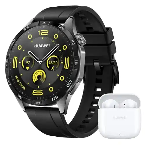 Huawei Watch GT 4 46mm Smartwatch mit dualer GNSS-Positionierung