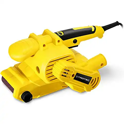 Bandschleifer Trotec PBSS 10-800 mit 800 W Leistung und Staubabsaugung