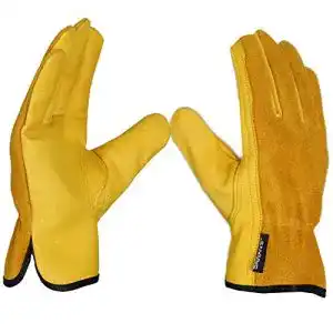 Arbeitshandschuhe aus Leder für Garten und Handwerk