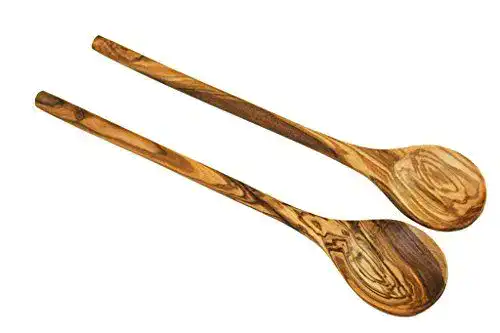 Kochlöffel aus Olivenholz von D.O.M. Die Olivenholz Manufaktur
