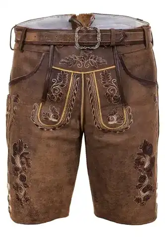 Lederhose Edelnice Trachtenmode Bayerische Traditionelle Kurze Thomas