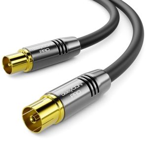Koaxialkabel Deleycon 10m für 4K und HDTV Empfang