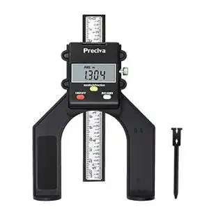 Tiefenmesser Preciva Digitaler Höhenmesser 80 mm mit LCD-Display