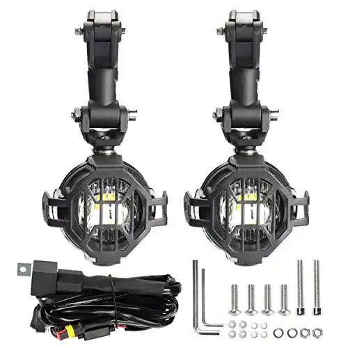 Motorrad Zusatzscheinwerfer Marchfa für 12V und 24V Motorräder