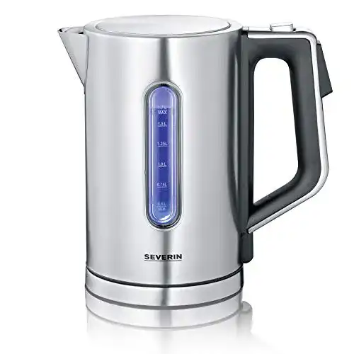 Severin Digitaler Wasserkocher mit individueller Temperaturauswahl und 1,7 l Füllvolumen