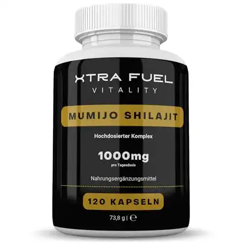 Mumijo Shilajit Kapseln 1000mg Tagesdosis 120 Kapseln