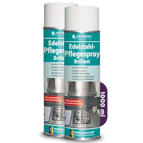 Edelstahlreiniger HOTREGA Edelstahl Pflegespray Brillant