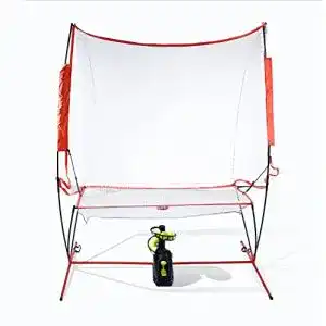 Tennisballmaschine Teknigoo mit Netz für Selbsttraining