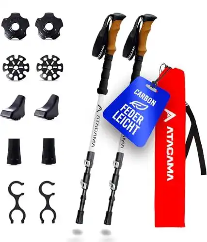 Atacama Nordic Walking Stöcke – Teleskop Wanderstöcke für Outdoor-Aktivitäten