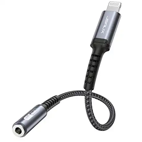 Lightning-Klinke-Adapter von Jsaux für 3.5mm Kopfhörer