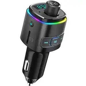 NULAXY FM Transmitter für Auto mit Bluetooth 5.0 und USB-Ladefunktion