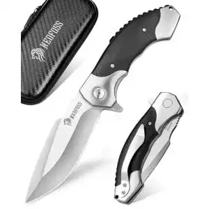Nedfoss SHARK Klappmesser Outdoor mit 10 cm D2 Stahlklinge