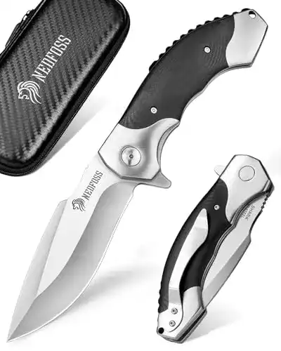 Nedfoss SHARK Klappmesser Outdoor mit 10 cm D2 Stahlklinge