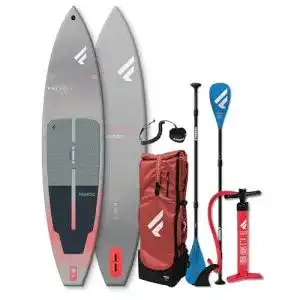 Fanatic Ray Air SLT 11,6 SUP 2025 in Grau/Rot mit Pure Paddel