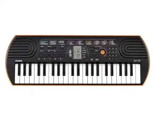 Casio SA-76 Mini-Keyboard mit 44 Tasten