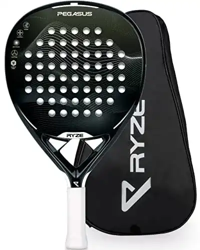 Ryze Pegasus Padel Schläger aus 100% Kohlefaser