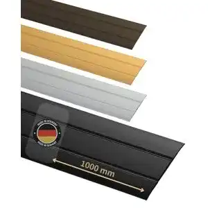 Türschwelle Gedotec selbstklebendes Übergangsprofil in Schwarz, 1000 mm Alu