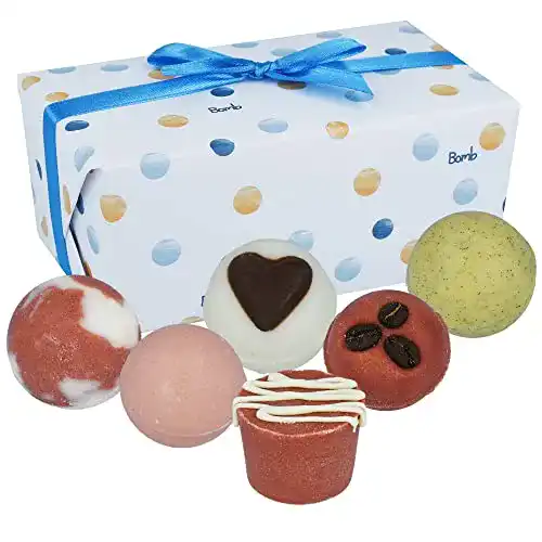Badebomben von Bomb Cosmetics im Geschenkset mit Schokoladenthema