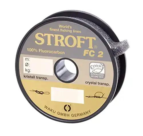 Stroft FC2 Fluorocarbon Schnur 250m, 0.270mm, 6kg Tragkraft